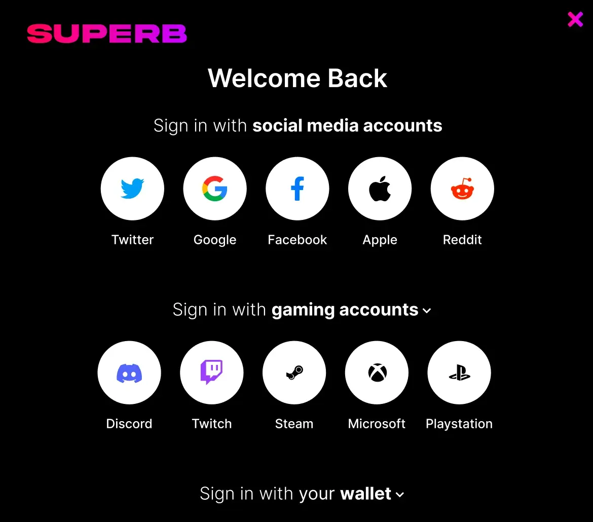 Superb onboarding, digital gaming identity & SSO